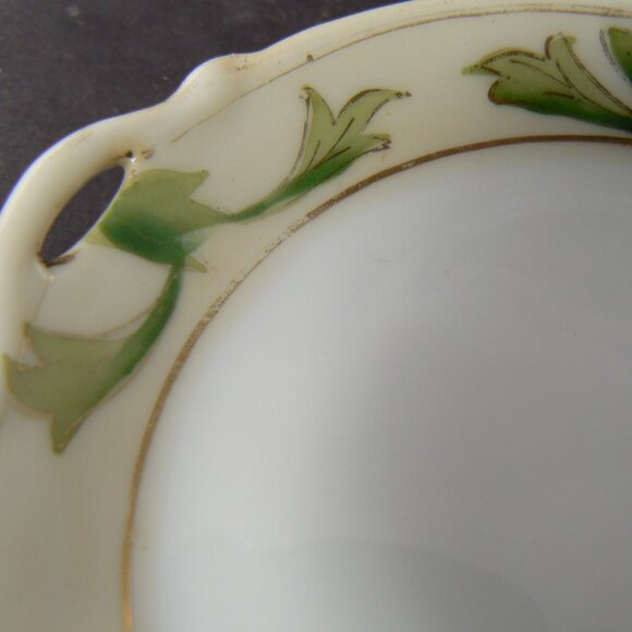 SET OF 6 VINTAGE NIPPON PORCELAIN BUTTER PAT PLATES 3 1/2" PLATES (C33) - Picture 5 of 8